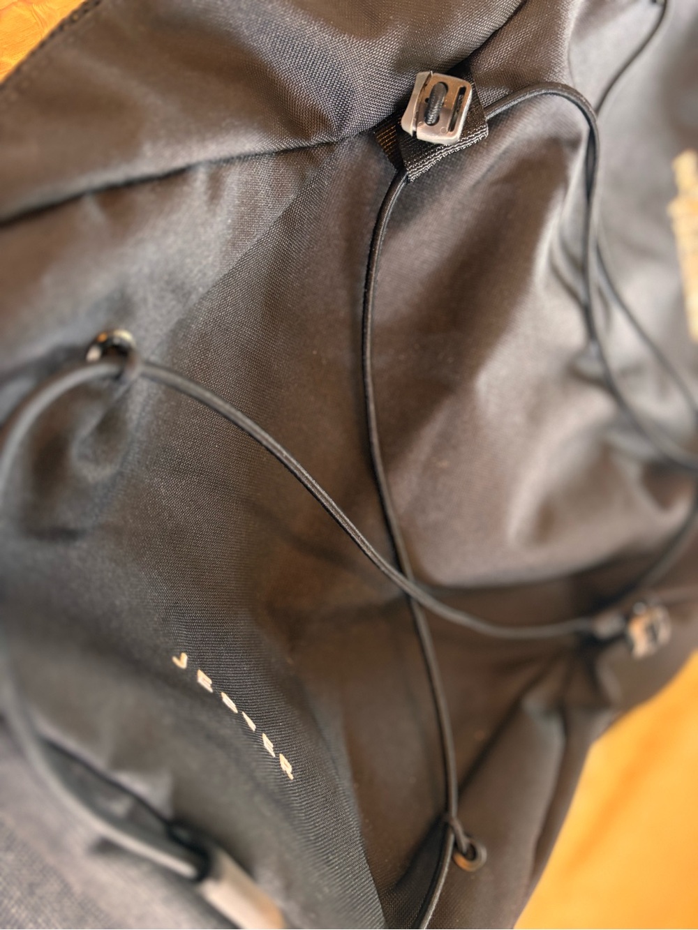 The North Face Jester Black Backpack with Bungee Front - Picture 10 of 13